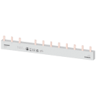 SIEMENS - sbarra di collegamento a punte, 16mm2 collegamento: trifase/+ 8x fase protetto contro i contatti accidentali per 1F, a 4 poli+8LS a 1 polo