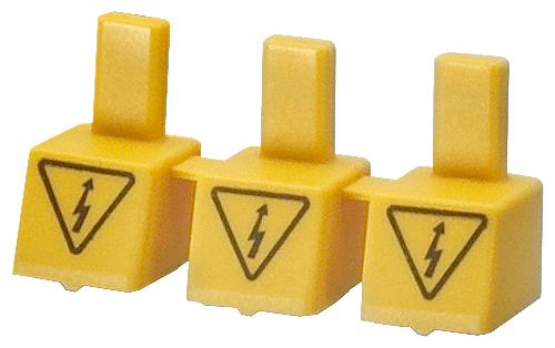 SIEMENS - Protezione contro i contatti accidentali, giallo, per attacchi liberi per sbarre di collegamento a punte secondo UL 489 5ST36553HG