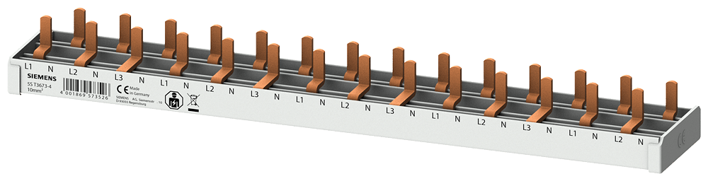 SIEMENS - SBARRE 10 MM2 3P+N 12X 5SV1 12UM 5ST36734