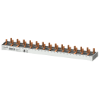 SIEMENS - Sbarra di collegamento a punte 10mm², quadrifase, 14x (1 fase+N), 253mm