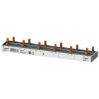 SIEMENS - Sbarra di collegamento a punte compatta, 10mm² collegamento 1p/N 6x AFDD + 6x apparecchi compatti 1 UM