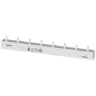 SIEMENS - Sbarra di collegamento a punte 16mm², trifase, 8x (1 fase+AUX), 214mm sezionabile