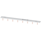 SIEMENS - Sbarra di collegamento a punte 10mm², monofase, 8x (1 fase+AUX), 214mm sezionabile