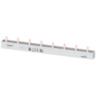SIEMENS - Sbarra di collegamento a punte 10mm², trifase, 8x (1 fase+AUX), 214mm sezionabile 5ST3743