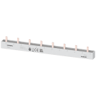 SIEMENS - Sbarra di collegamento a punte 10mm², trifase, 8x (1 fase+AUX), 214mm sezionabile 5ST3743