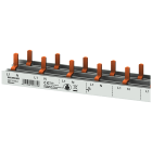 SIEMENS - Sbarra di collegamento a punte 10mm², bifase, 40x (1 fase+N+AUX), 1055mm sezionabile