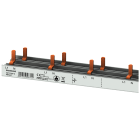 SIEMENS - Sbarra di collegamento a punte 10mm², bifase, 24x (1 fase+N+AUX), 1036mm sezionabile 5ST37800
