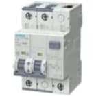 SIEMENS - Interruttore magnetotermico differenziale, 10 kA, a 2 poli, tipo A, 30 mA, car. B, In: 20 A, Un AC: 230 V