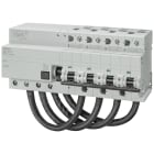 SIEMENS - interruttore magnetotermico/differenziale, 10 kA, 4P, tipo AC, 30 mA, car. C, In: 125 A, Un AC: 400 V limpiego di questi apparecchi non è consenti...