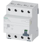 SIEMENS - Interruttore differenziale, a 4 poli, tipo B+, con breve ritardo, In: 40 A, 30 mA 5SV33444KK14