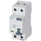 SIEMENS - Interruttore differenziale, a 2 poli, tipo F, con breve ritardo, In: 63 A, 300 mA 5SV36163