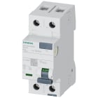 SIEMENS - Interruttore differenziale, a 2 poli, tipo A, con breve ritardo, In: 63 A, 300 mA