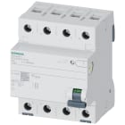 SIEMENS - Interruttore differenziale, a 4 poli, tipo B, con breve ritardo, In: 63 A, 300 mA