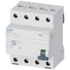 SIEMENS - Interruttore differenziale, a 4 poli, tipo B, selettivo, In: 63 A, 500 mA, Un AC: 400 V 5SV37465