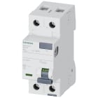 SIEMENS - Interruttore differenziale, a 2 poli, tipo AC, In: 16 A, 10 mA, Un AC: 230 V 5SV41110