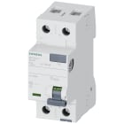 SIEMENS - Interruttore differenziale, a 2 poli, tipo AC, In: 25 A, 30 mA, Un AC: 230 V 5SV43120