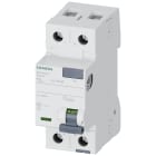 SIEMENS - Interruttore differenziale, a 2 poli, tipo AC, In: 25 A, 100 mA, Un AC: 230 V