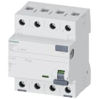 SIEMENS - Interruttore differenziale, a 4 poli, tipo AC, In: 40 A, 100 mA, Un AC: 400 V 5SV44440