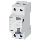 SIEMENS - Interruttore differenziale, a 2 poli, tipo AC, In: 80 A, 300 mA, Un AC: 230 V 5SV46170