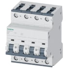 SIEMENS - Interruttore magnetotermico 400 V 10 kA, a 4 poli, D, 4 A, P=70 mm