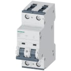 SIEMENS - Interruttore magnetotermico corrente universale DC 440 V AC 400 V 10 kA, a 2 poli, C, 1 A 5SY52017