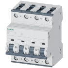 SIEMENS - Interruttore magnetotermico 400 V 6 kA, a 4 poli, C, 6 A, P=70 mm 5SY64067