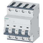 SIEMENS - Interruttore magnetotermico 400 V 6 kA, a 4 poli, B, 50 A, P=70 mm 5SY64506