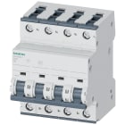 SIEMENS - Interruttore magnetotermico 400 V 6 kA, a 3+N poli C, 6 A, P=70 mm