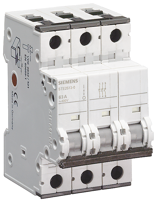 SIEMENS - Interruttore 400 V, a 3 poli, 63 A