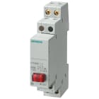 SIEMENS - Pulsante, 1NO 20 A, 1 tasto rosso, LED 230 V