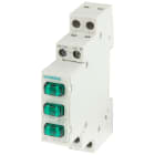 SIEMENS - Indicatore luminoso di fase 3x LED, 230 V, 3x, verde