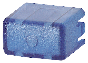 SIEMENS - Set di cappucci per pulsanti 5TE48, set con risp. 5x blu/trasparente 5TG8064