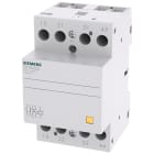 SIEMENS - Contattore INSTA con 2 contatti NO, e contatto 2NC per AC 230 V, 400 V 63 A 5TT50522