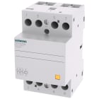 SIEMENS - Contattore INSTA con 4 contatti NO, contatto per AC 230 V, 400 V 63 A comando in AC 24 V 5TT58502