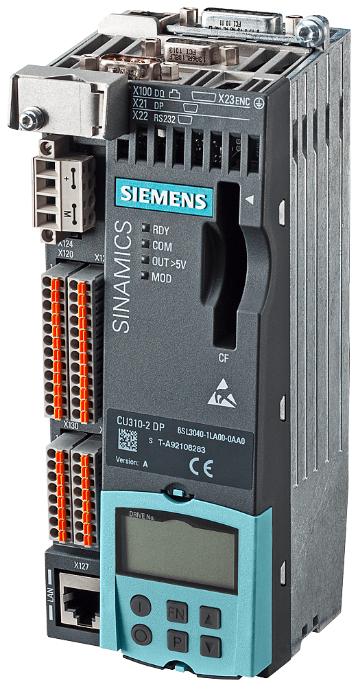 SIEMENS - SIPLUS S120 CU310-2 DP -20 ... +55 °C con Conformal Coating based on 6SL3040-1LA00-0AA0