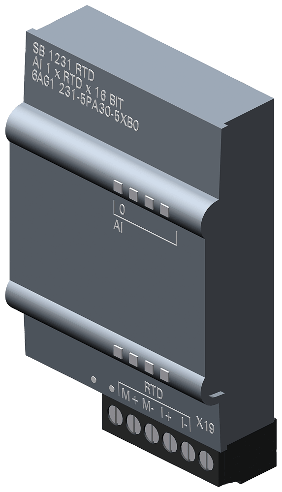 SIEMENS - SIPLUS S7-1200 SB 1231, AI 1x16 bit RTD -40 ... +60 °C startup -25 °C con Conformal Coating