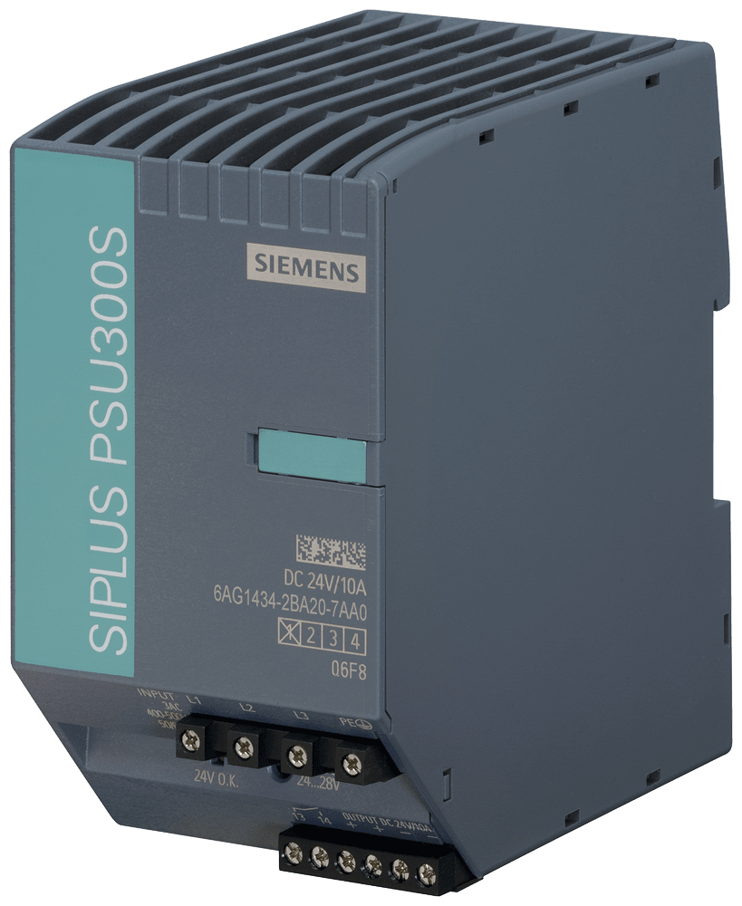 SIEMENS - SIPLUS PS PSU300S 10A basato su 6EP1434-2BA20 con Conformal Coating, -40 … +70 °C, avvio a -25 °C, alimentatore stabilizzato ingresso: 3 AC 400 ......