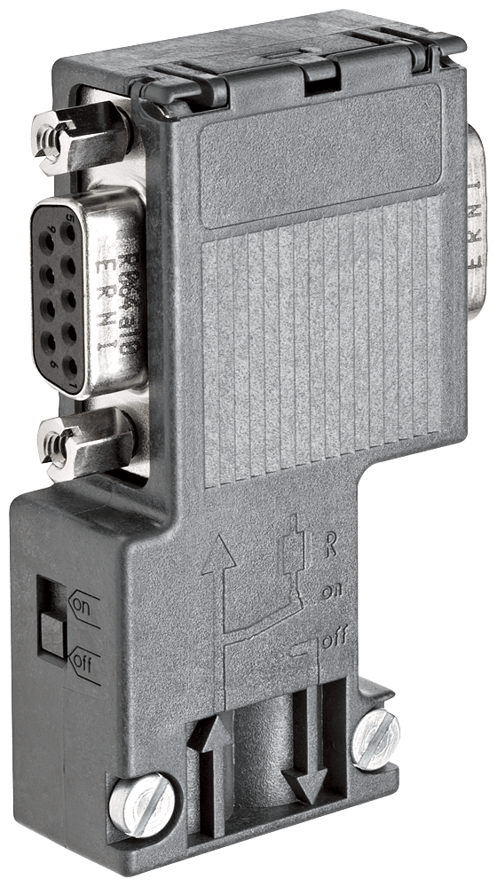 SIEMENS - SIPLUS DP Connettore PROFIBUS RS 485, a vite, con presa PG, 90° -25 ... +70 °C con Conformal Coating based on 6ES7972-0BB12-0XA0
