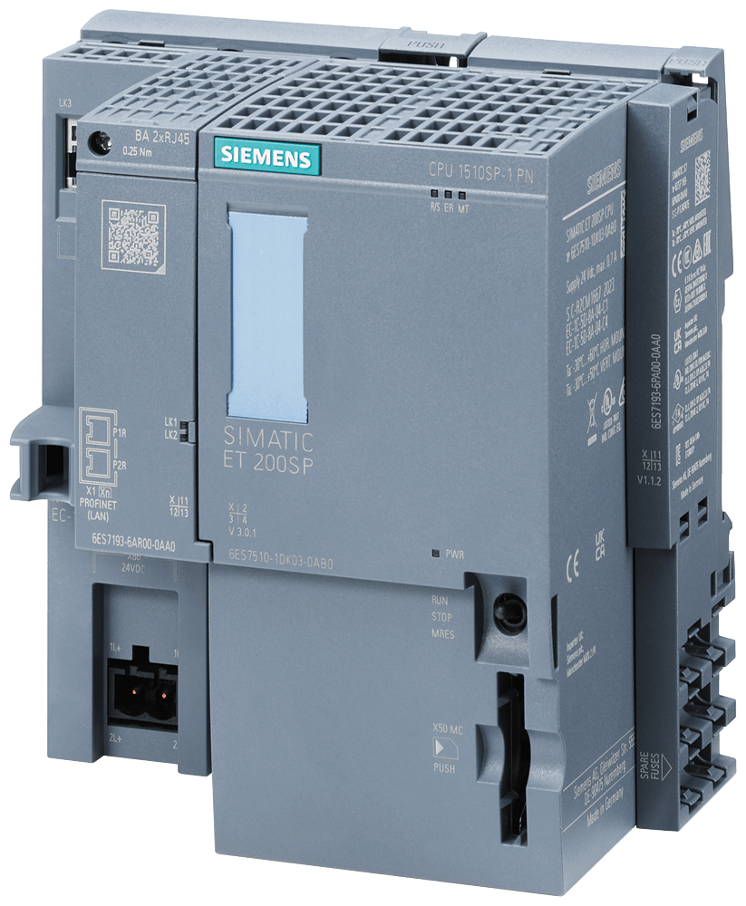 SIEMENS - SIPLUS ET 200SP CPU 1510SP-1 PN RAIL 6AG25101DK034AB0