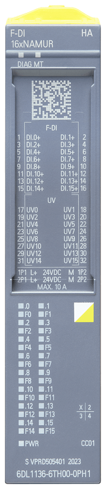 SIEMENS - ET 200SP HA,F-DI 16XNAMUR HA 6DL11366TH000PH1