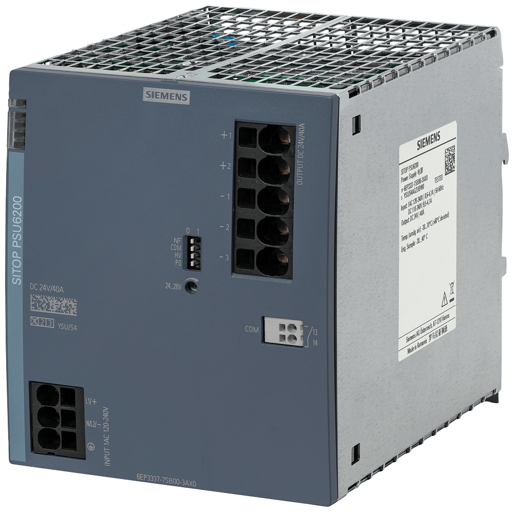 SIEMENS - SITOP PSU6200/1AC/DC24V/40A 6EP33377SB003AX0