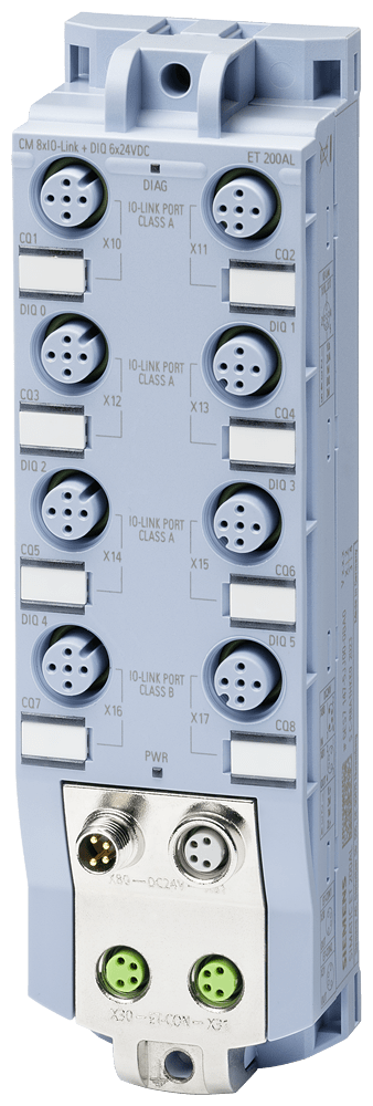 SIEMENS - ET 200AL, CM 8X IO-LINK, 8XM12