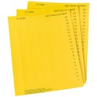 SIEMENS - SIMATIC ET 200SP Etichette di siglatura, carta Giallo 10 fogli DIN A4 con 1 000 etichette di siglatura
