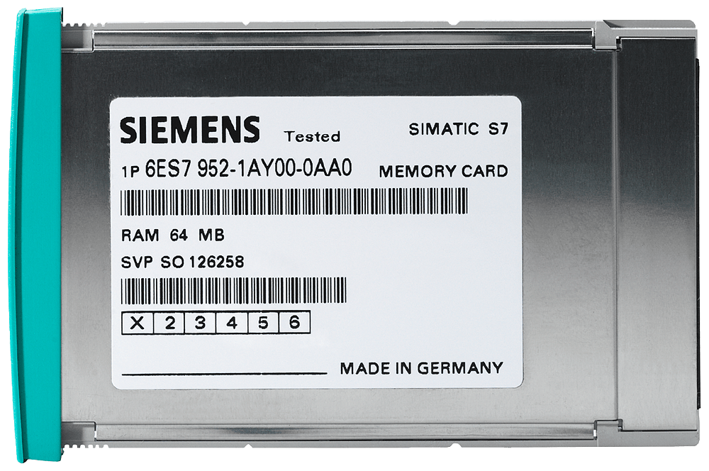SIEMENS - SIMATIC S7-400 Scheda di memoria 64 MB RAM 6ES79521AY000AA0