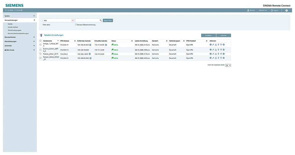 SIEMENS - Licenza SINEMA RC API, per lattivazione dellAPI 6GK17243VH030BV0