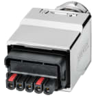 SIEMENS - Power Plug PRO, connettore push pull power a 5 poli per montaggio sul posto,1 pz