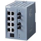 SIEMENS - SCALANCE XB108-2 unmanaged switch, 8x porte 10/100 Mbit/s, 2x 100 Mbit/s MM BFOC 6GK51082BB002AB2