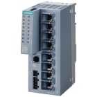 SIEMENS - SCALANCE XC208G PoE (DC 54 V), managed switch di Layer 2, 6x RJ45 PoE, 2x RJ45