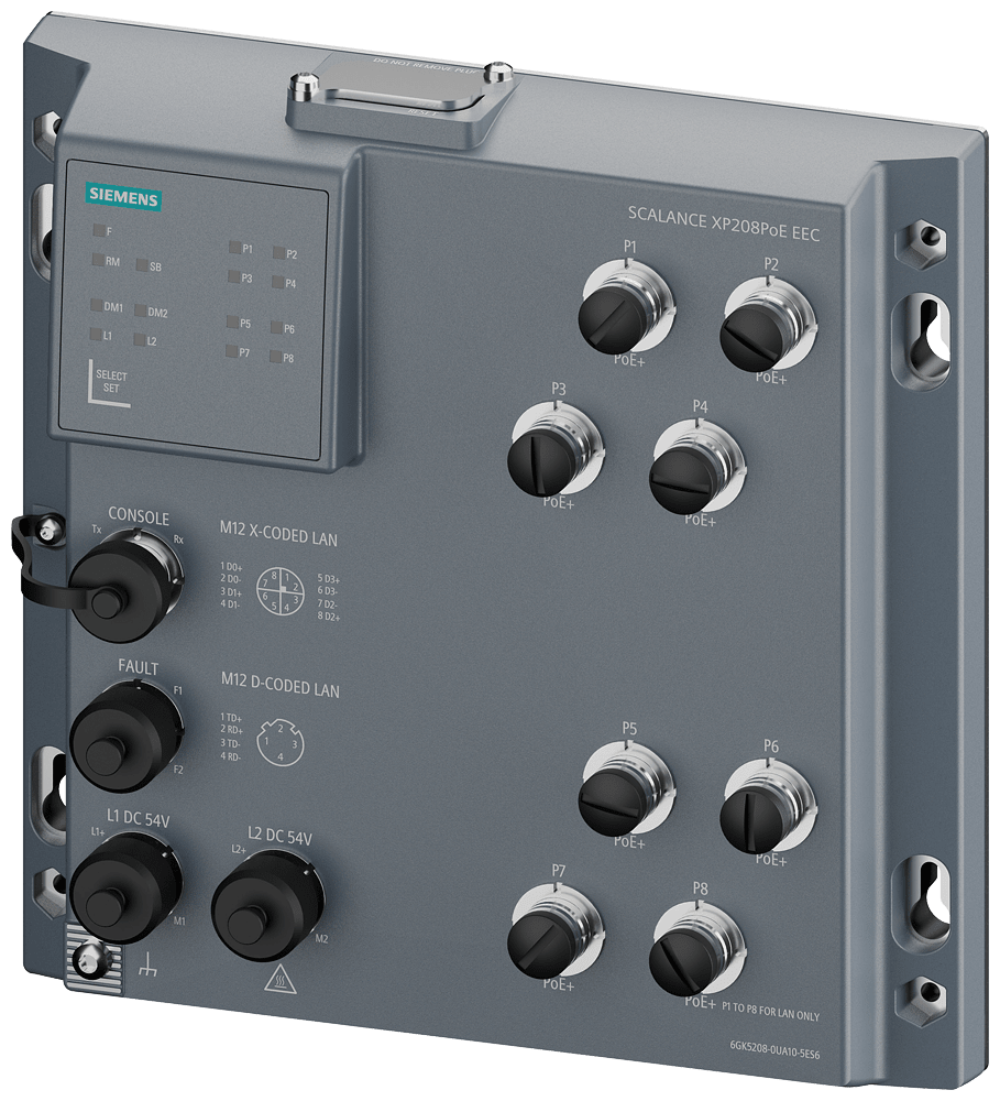 SIEMENS - SCALANCE XP208POE EEC (V2) 6GK52080UA105ES6