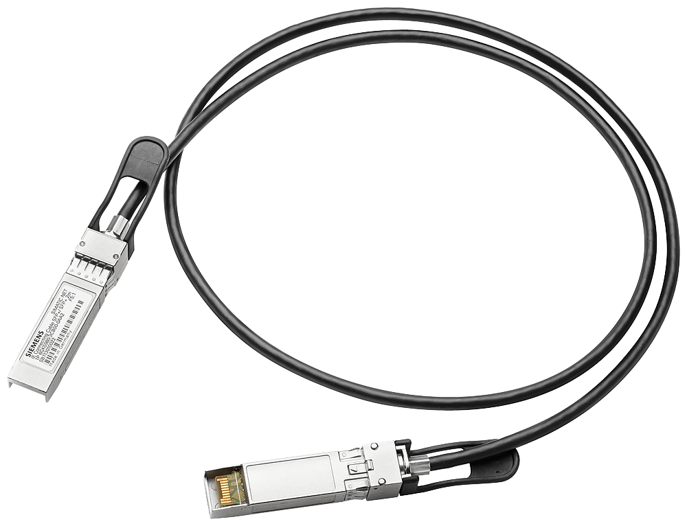 SIEMENS - IE Cable SFP+/SFP+, 2 m, cavo IE preconfezionato con connettori SFP-plus 6GK59803CB000AA2